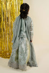 3 Piece Embroidered Tissue Suit