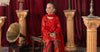 3 Piece Embroidered Raw Silk Suit