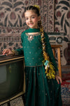 3 Piece Embroidered Raw Silk Suit