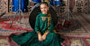 3 Piece Embroidered Raw Silk Suit