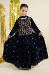 3 Piece Embroidered Velvet Suit