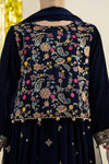 3 Piece Embroidered Velvet Suit