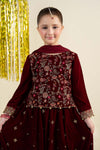 3 Piece Embroidered Velvet Suit