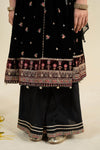3 Piece Embroidered Velvet Suit