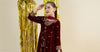 3 Piece Embroidered Velvet Suit