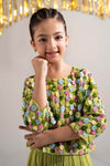 2 Piece Embroidered Net Suit