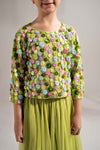 2 Piece Embroidered Net Suit