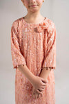 2 Piece Embellished Net Suit