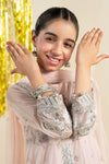 3 Piece Embroidered Net Suit