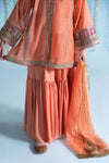 3 Piece Embroidered Paper Cotton Suit