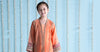 3 Piece Embroidered Paper Cotton Suit