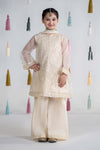 3 Piece Embroidered Organza Suit