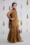 3 Piece Embroidered Organza Suit
