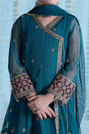 3 Piece Embroidered Net Suit