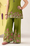 2 Piece Embroidered Organza Suit