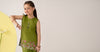 2 Piece Embroidered Organza Suit