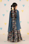 3 Piece Embroidered Raw Silk Suit