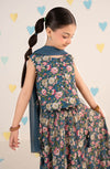3 Piece Embroidered Raw Silk Suit