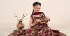 3 Piece Embroidered Raw Silk Suit