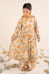 3 Piece Embroidered Raw Silk Suit