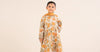 3 Piece Embroidered Raw Silk Suit