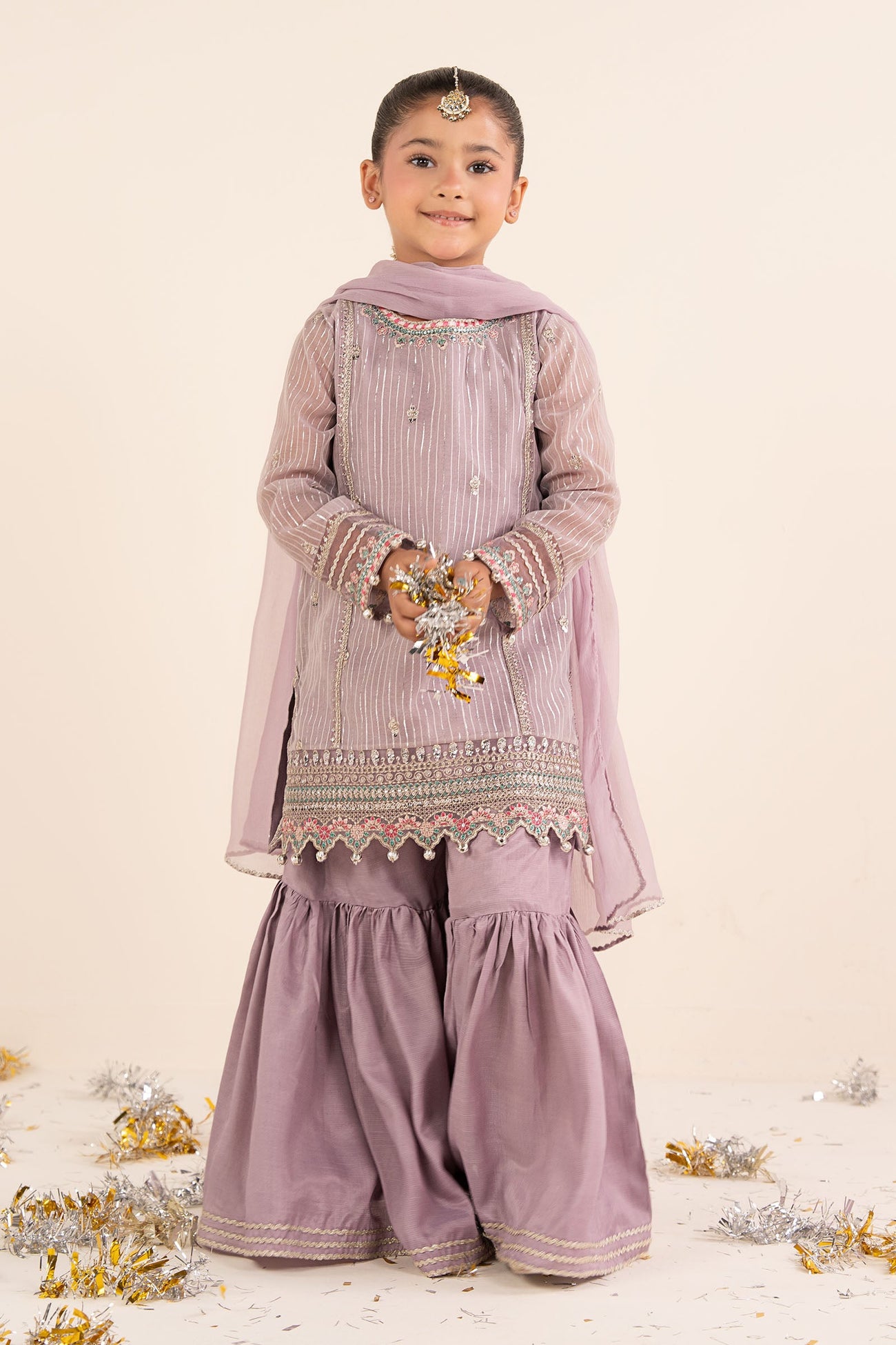 3 Piece Embroidered Yarn Dyed Suit