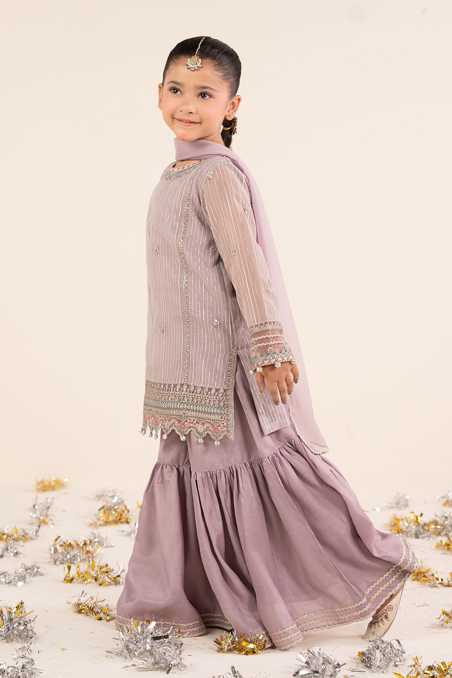 3 Piece Embroidered Yarn Dyed Suit