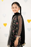 4 Piece Embroidered Net Suit