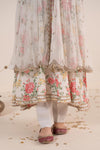 4 Piece Embroidered Net Suit
