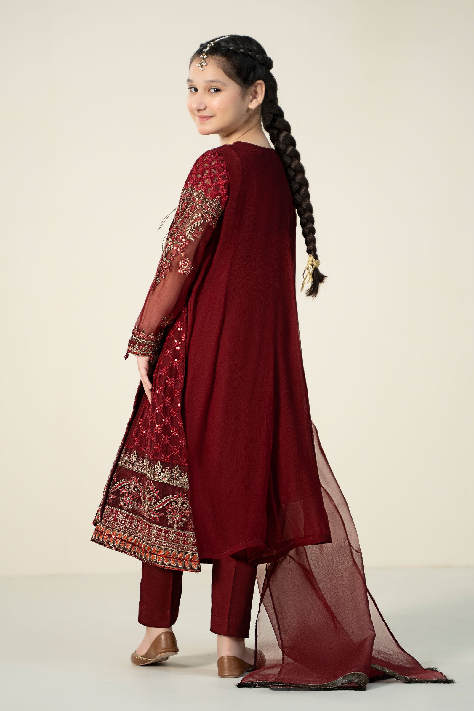 3 Piece Embroidered Suit