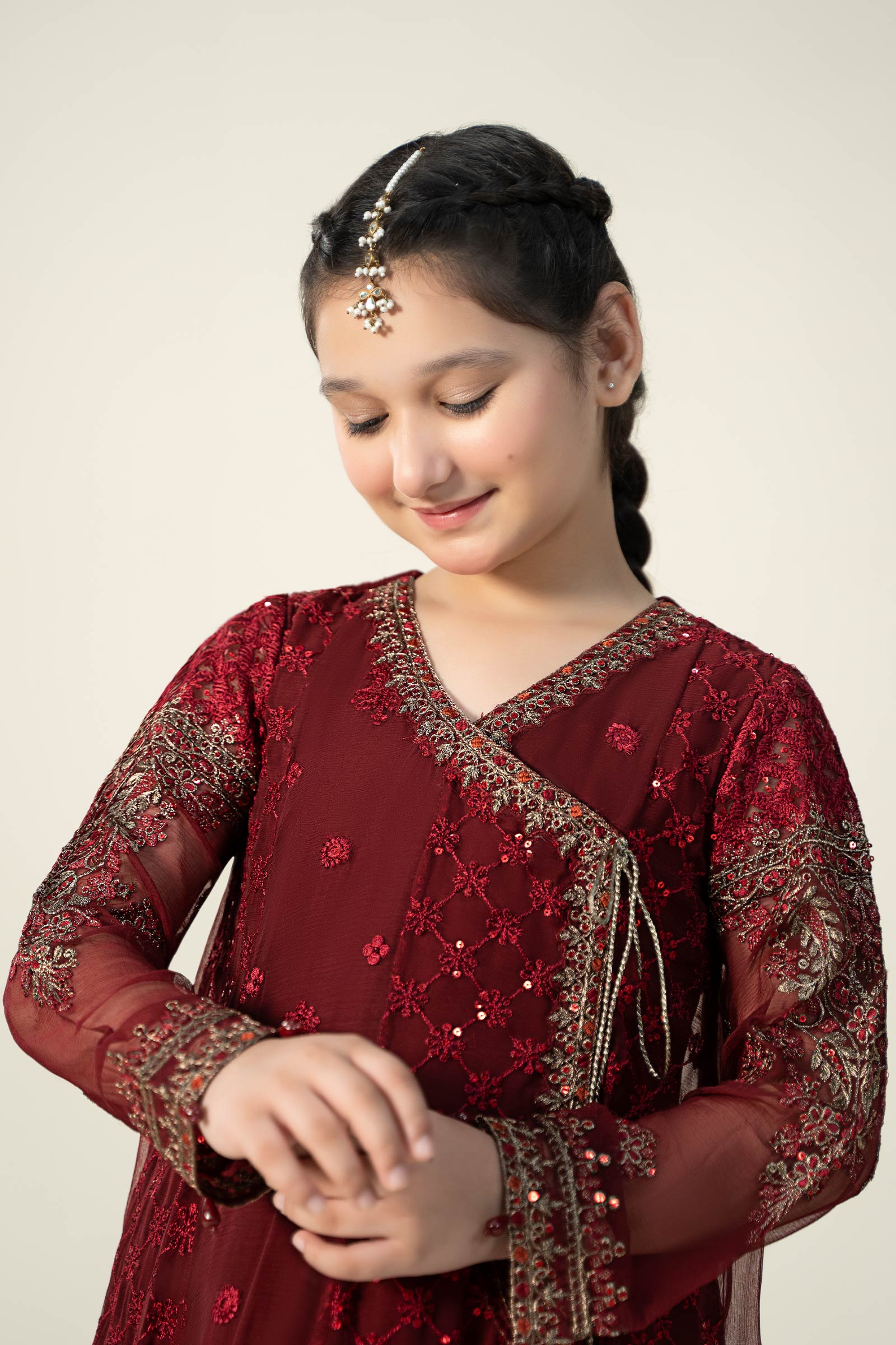 3 Piece Embroidered Suit