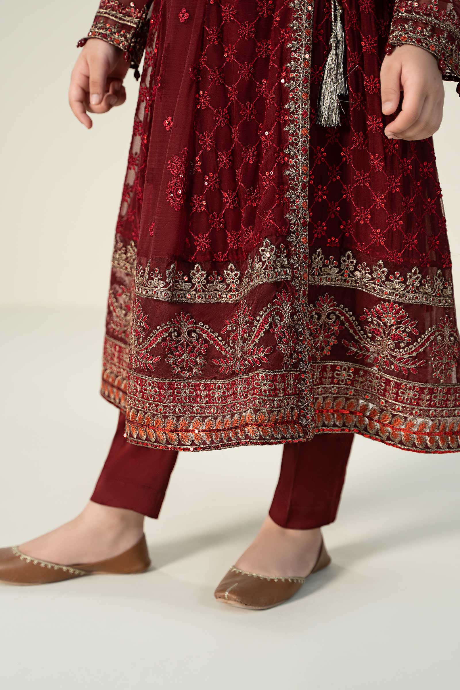 3 Piece Embroidered Suit