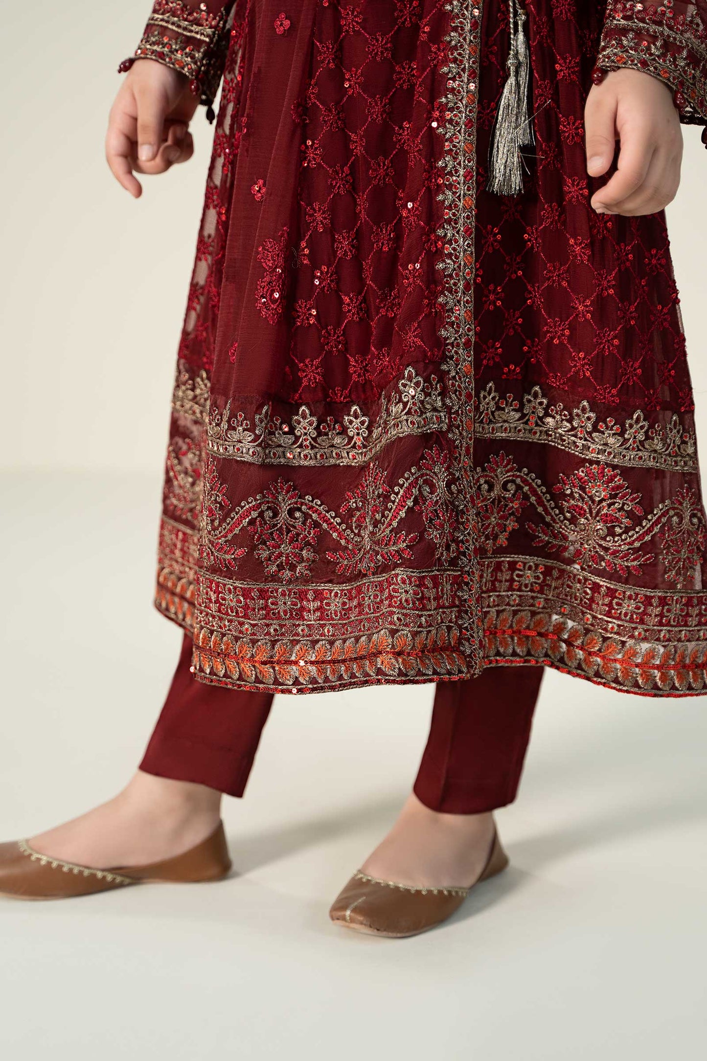 3 Piece Embroidered Suit