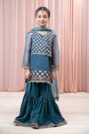 3 Piece Embroidered Organza Suit