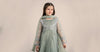 3 Piece Embroidered Zari Net Suit