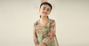 3 Piece Embroidered Organza Suit