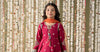 3 Piece Embroidered Raw Silk Suit