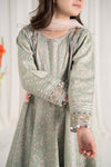 3 Piece Embroidered Cotton Satin Suit