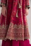 3 Piece Embroidered Poly Organza Suit