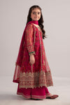 3 Piece Embroidered Poly Organza Suit