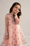 3 Piece Printed Poly Organza Suit