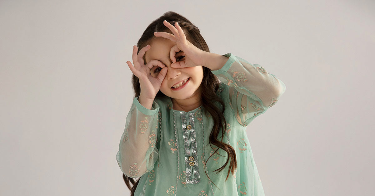3 Piece Printed Poly Organza Suit