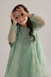3 Piece Printed Poly Organza Suit