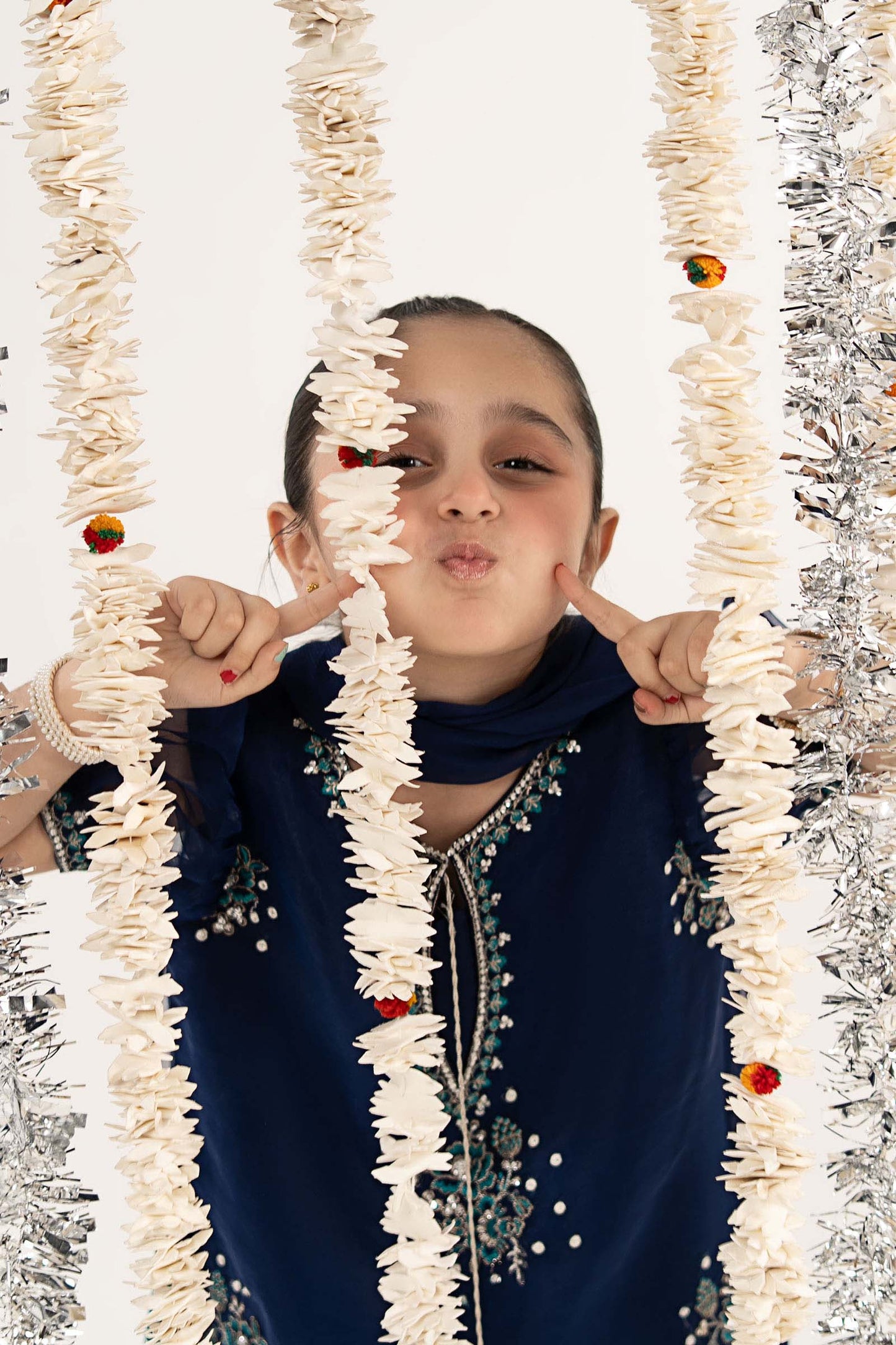 3 Piece Embroidered Organza Suit