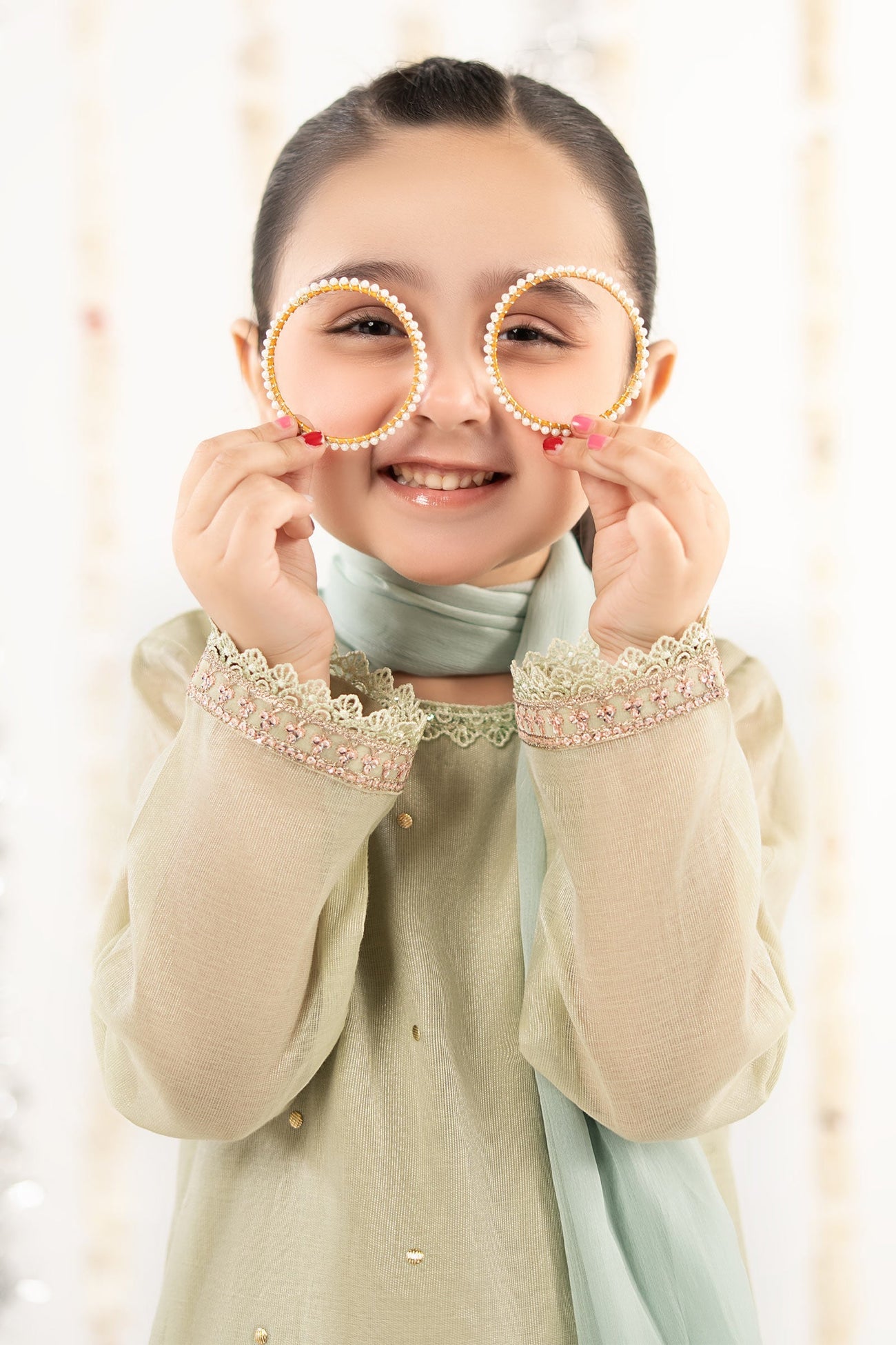 3 Piece Embroidered Masoori Yarn Dyed Suit