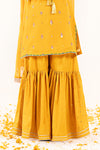 3 Piece Embroidered Cotton Net Suit
