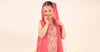 3 Piece Embroidered Raw Silk Suit