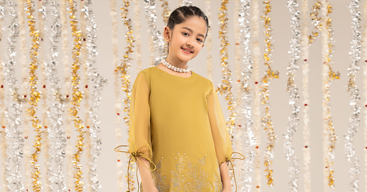 2 Piece Embellished Organza Suit