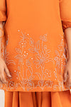 2 Piece Embellished Organza Suit