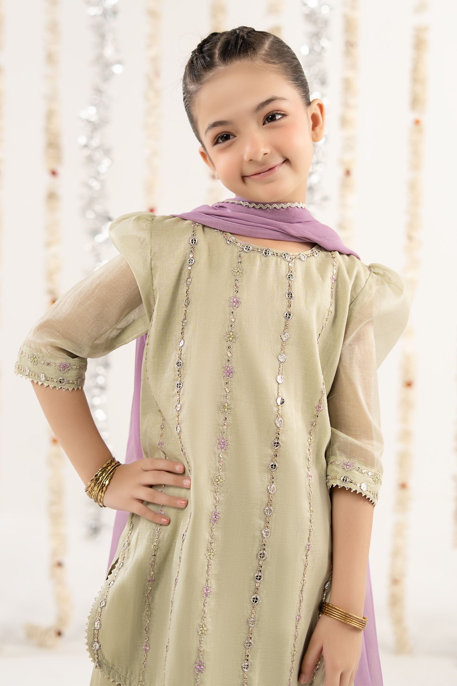 3 Piece Embroidered Masoori Suit